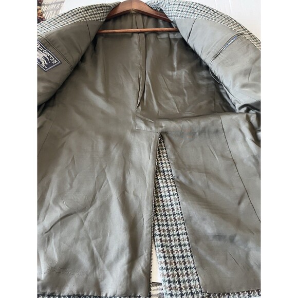 Burberrys' Vintage Houndstooth Wool Blazer Size 42R - Picture 10 of 15